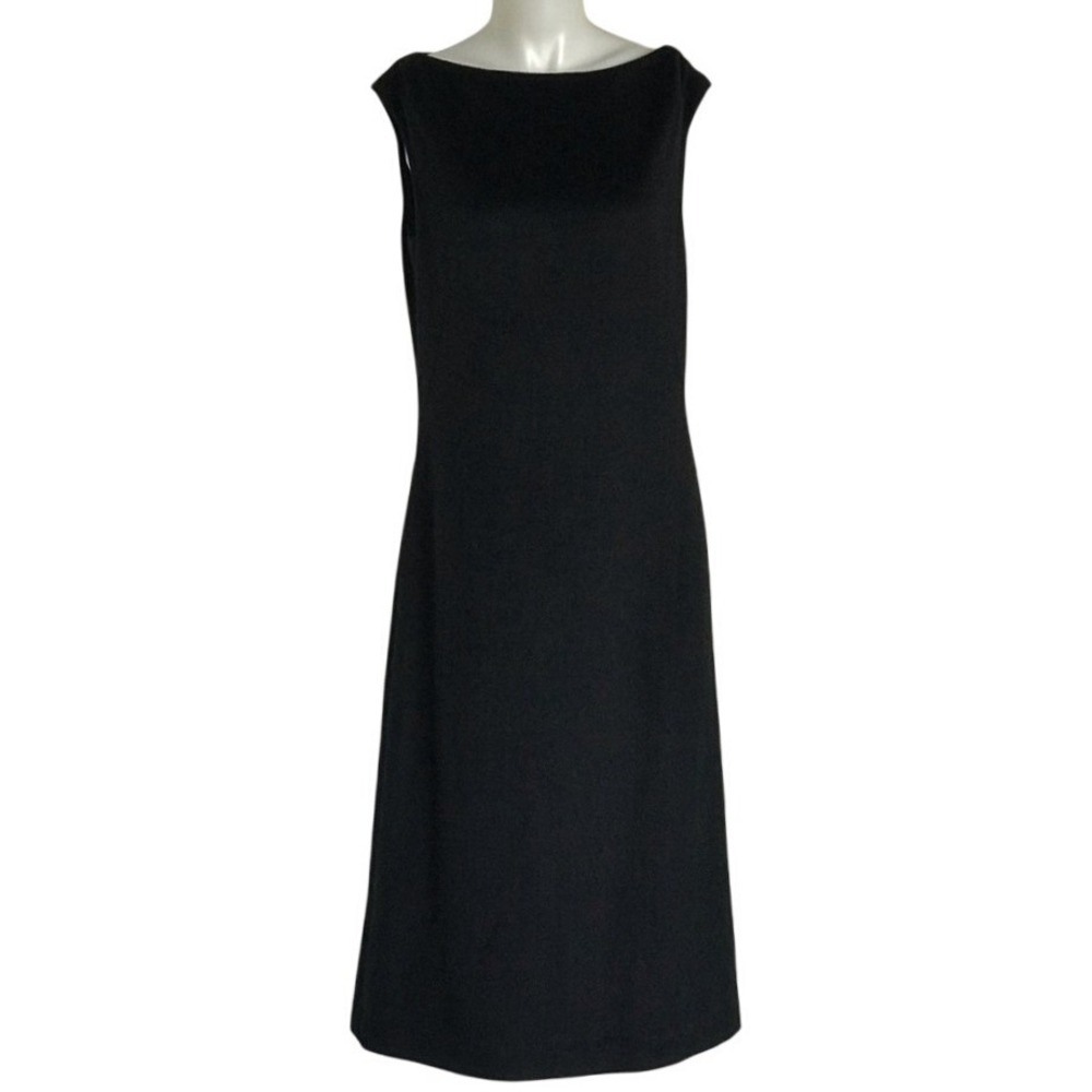 BANANA REPUBLIC‎ BLACK ANGORA 3/4 LENGTH DRESS